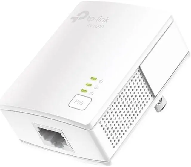 Alt view image 3 of 8 - TP-Link (TL-PA7017 KIT) AV1000 Gigabit Powerline Starter Kit - Bridge - GigE, HomePlug AV (HPAV), HomePlug AV (HPAV) 2.0 - Wall-Pluggable (Pack of 2)