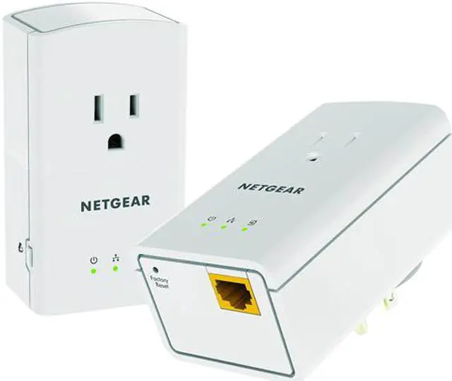 Main image of Netgear XAVB5421-100PAS AV500 1-Port Essentials Edition Powerline Kit with Pass-Thru Outlet,up to 500Mbps