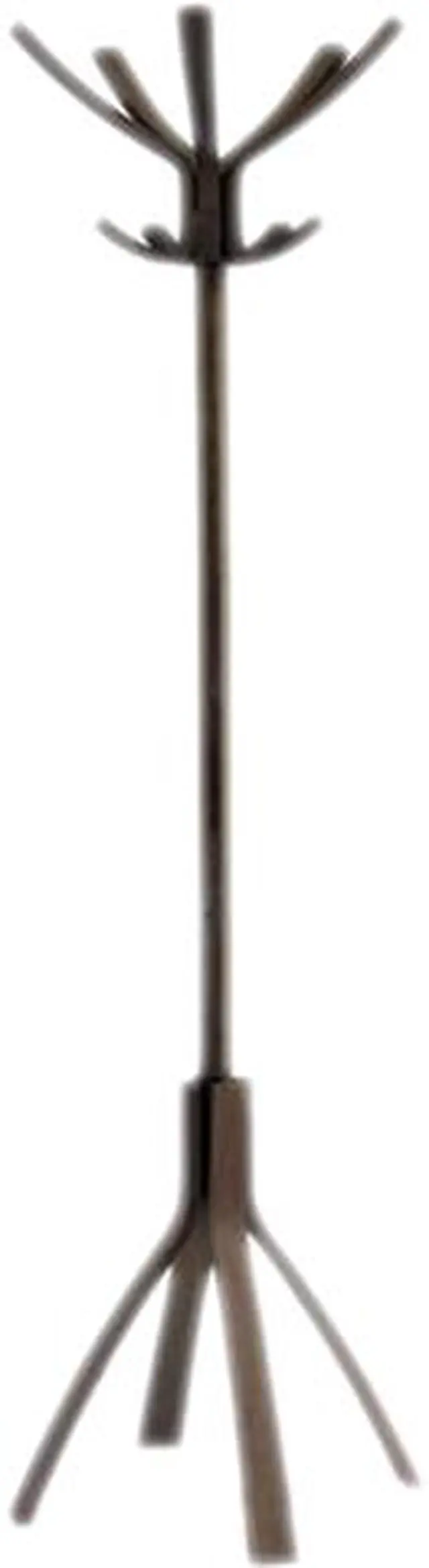 Main image of Caf Wood Coat Stand, Ten Peg/Five Hook, 21-1/2W X 21-1/2D X 71H, Espre