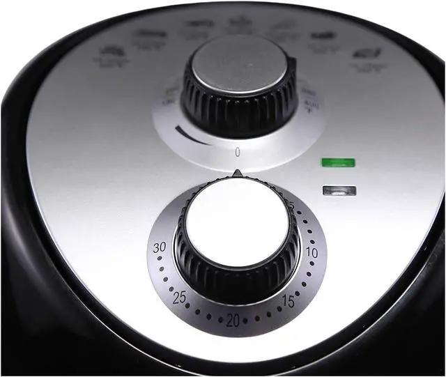 Alt view image 3 of 5 - Continental Electric 2.0 Liter Air Fryer, Black CE-DF309