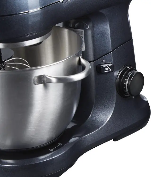Alt view image 7 of 10 - Hamilton Beach 63394 7 Speed Stand Mixer, Metalic Black
