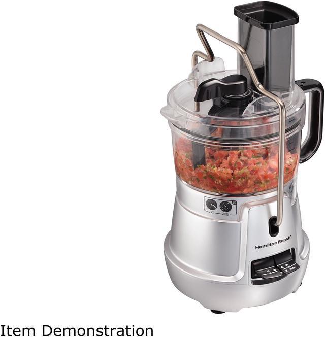 Hamilton Beach 8-Cup Food Processor with Compact Storage, 2 Speeds