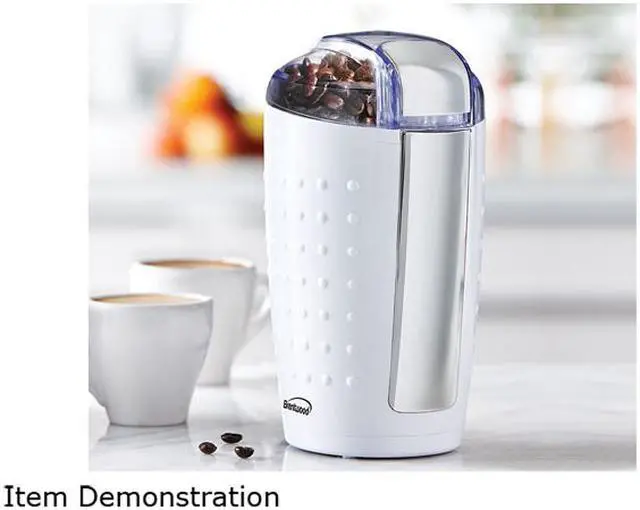 Alt view image 2 of 2 - Brentwood Appliances CG-158W Coffee Grinder, White