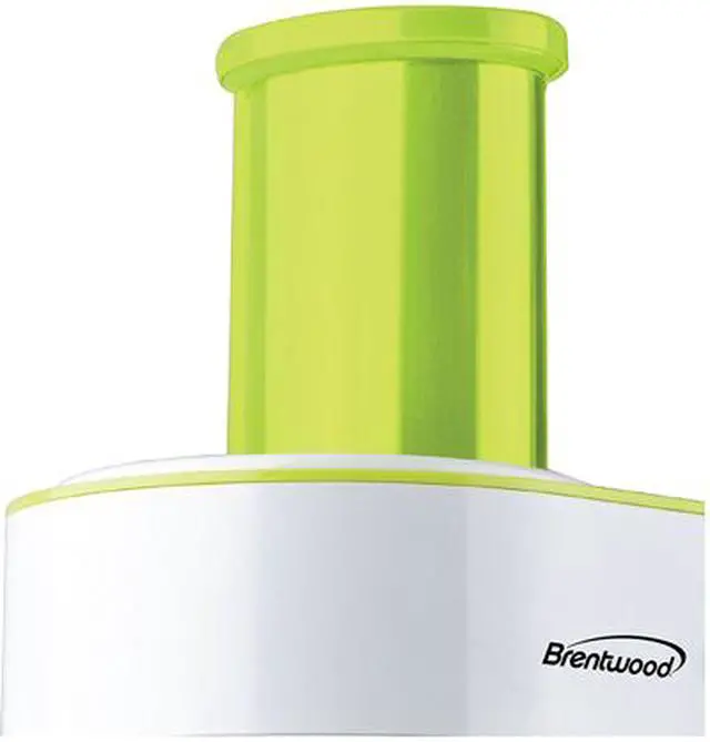 Alt view image 2 of 6 - Brentwood FP-560G 5-Cup Electric Vegetable Spiralizer and Slicer - Green, White