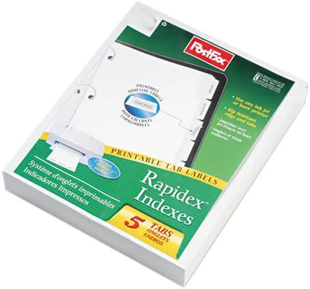 Main image of Oxford Index,Cstm Rpdx-5tab,25bx 11314
