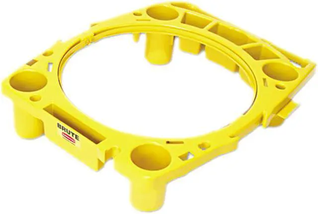 Main image of Rubbermaid Rim Caddy 26-1/2"x32-1/2"x6-3/4" Yellow 9W8700YW
