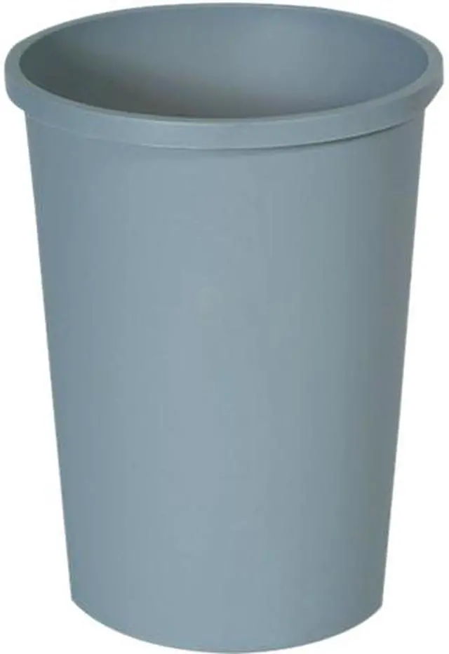 Main image of Rubbermaid Commercial Products RCP 2947 GRA Hands-Free Wastebasket - Gray