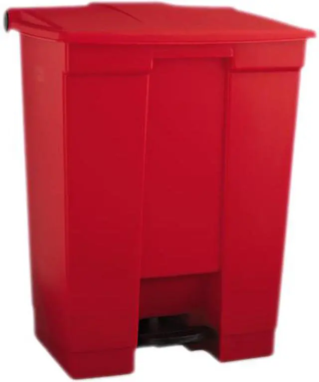 Main image of Rubbermaid Commercial Container,Waste,Step-On,1 614500RED