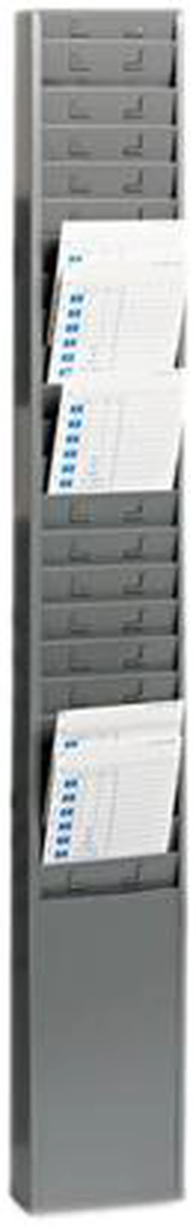 Metal Time Card Rack Steel Time Card Rack With Fixed 4-1/2