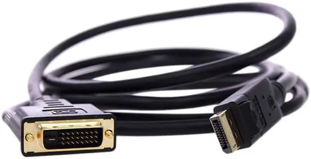 Alt view image 2 of 3 - Unirise 15ft DVI-Digital Dual link to Displayport, Male - Male - DisplayPort/DVI for Video Device - 15 ft - 1 x DVI-D (Dual-Link) Male Digital Video - 1 x DisplayPort Male Digital Audio/Video - ...
