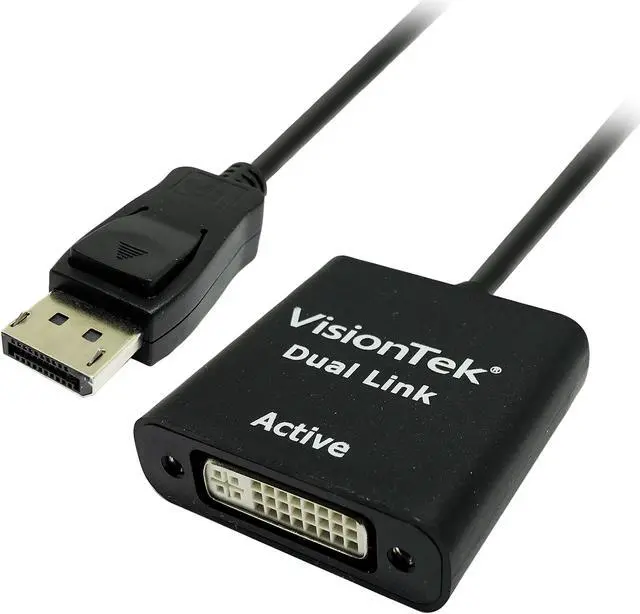 Main image of VisionTek 900639 DisplayPort to Dual Link DVI-D Active Adapter (M/F)