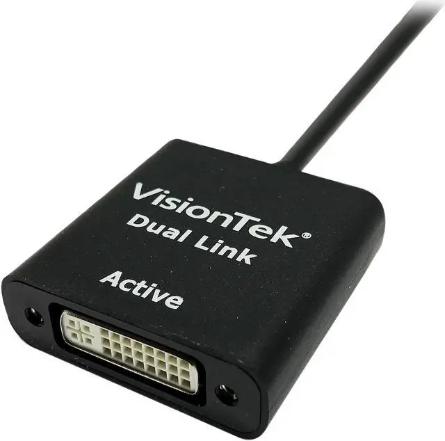 Alt view image 2 of 5 - VisionTek 900639 DisplayPort to Dual Link DVI-D Active Adapter (M/F)