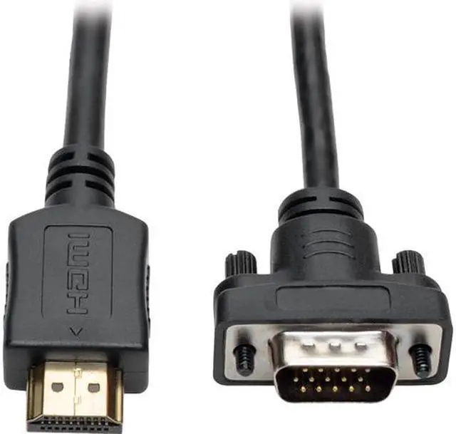 Main image of Tripp Lite HDMI to VGA Active Adapter Cable Low Profile HD15 M/M 1080p 10ft