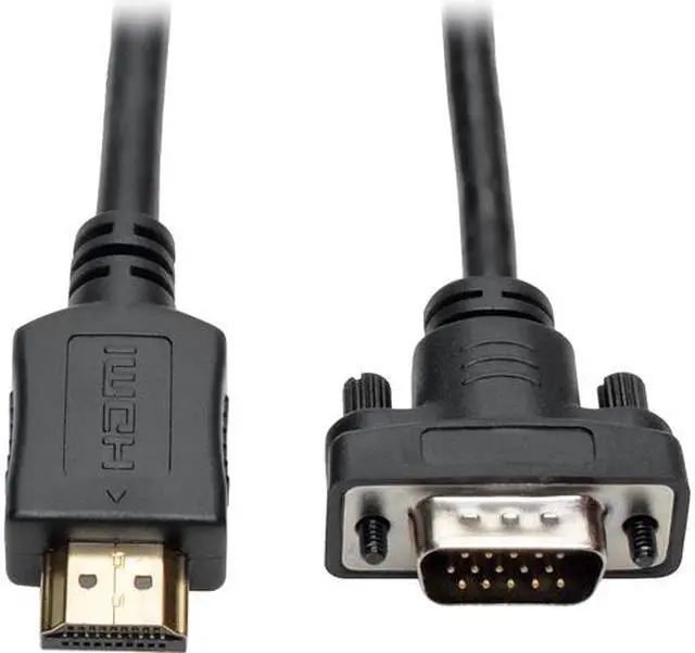 Main image of Tripp Lite HDMI to VGA Active Adapter Cable Low Profile HD15 M/M 1080p 3 ft. (P566-003-VGA)