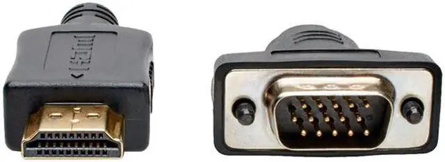 Alt view image 2 of 7 - Tripp Lite HDMI to VGA Active Adapter Cable Low Profile HD15 M/M 1080p 3 ft. (P566-003-VGA)
