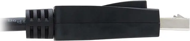 Alt view image 3 of 4 - Tripp Lite DisplayPort 1.4 Cable with Latching Connectors 8K M/M Black 6 ft.