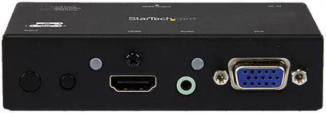 Alt view image 2 of 4 - StarTech.com VS221VGA2HD 2x1 HDMI + VGA to HDMI Converter Switch w/ Automatic and Priority Switching - 1080p