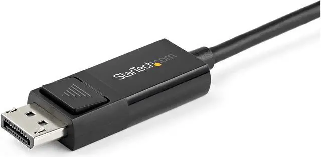 Alt view image 2 of 5 - StarTech.com 3.3 ft. (1 m) USB C to DisplayPort 1.2 Cable - Bidirectional - 4K 60Hz - Thunderbolt 3 - USB Type C Adapter Cable (CDP2DP1MBD)