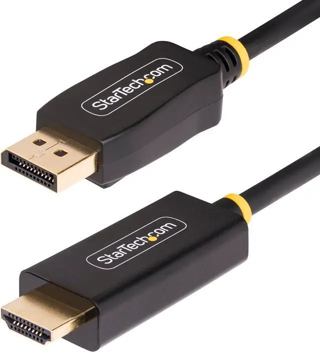 Main image of StarTech 3.3ft DisplayPort to HDMI Adapter Cable Black 3F-DP-HDMI-4K60-HDR