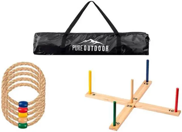 Alt view image 5 of 5 - Pure Outdoor by Monoprice Large Ring Toss Game for Kids & Adults