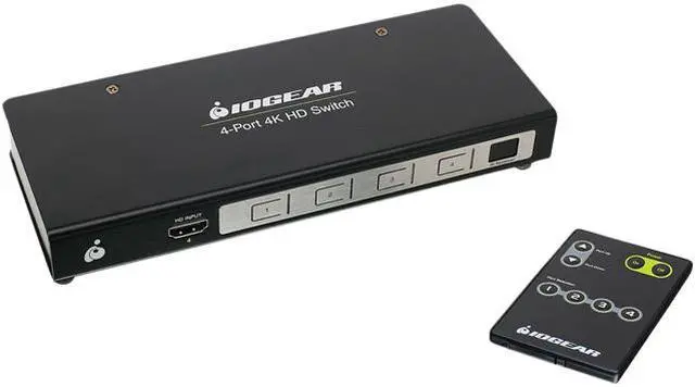Main image of IOGEAR True 4K 4-Port Switcher with HDMI Connection GHSW8441