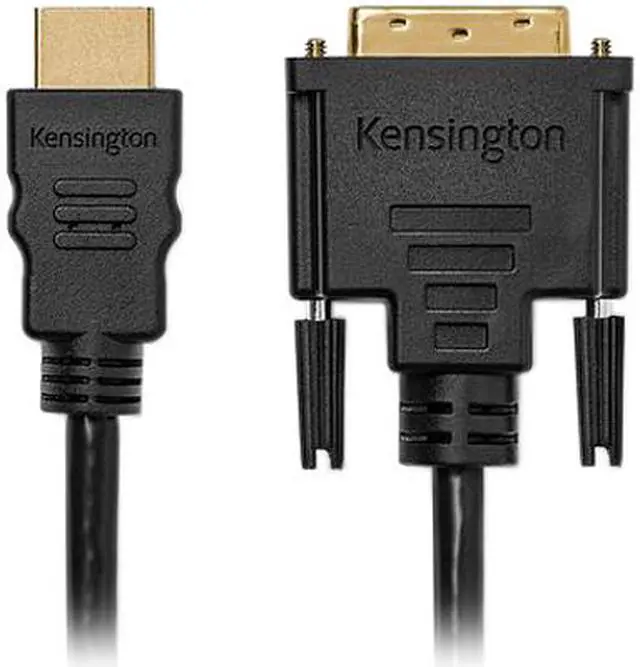 Alt view image 4 of 4 - Kensington Hdmi (M) To Dvi-D (M) Passive Bi-Directional Cable 6Ft