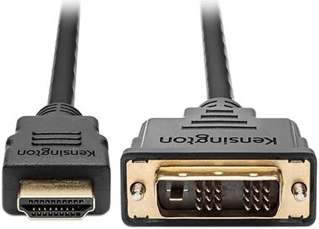 Alt view image 3 of 4 - Kensington Hdmi (M) To Dvi-D (M) Passive Bi-Directional Cable 6Ft