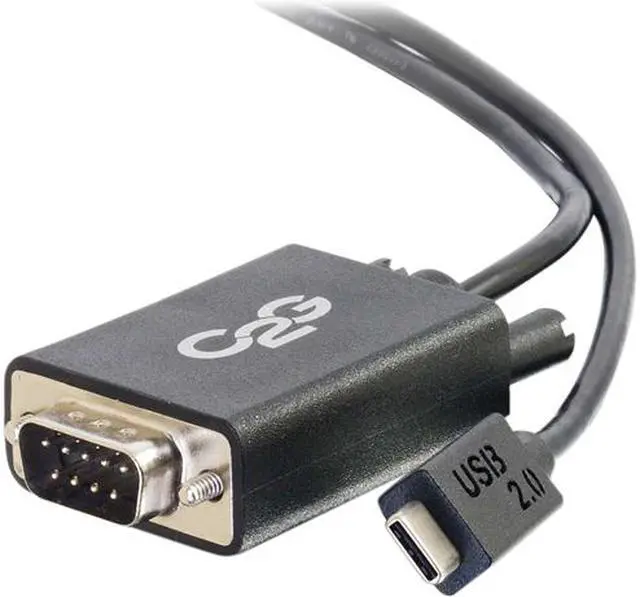Main image of C2g Usb C To Db9 Serial Adapter Cable - Usb C 2.0 - M/M