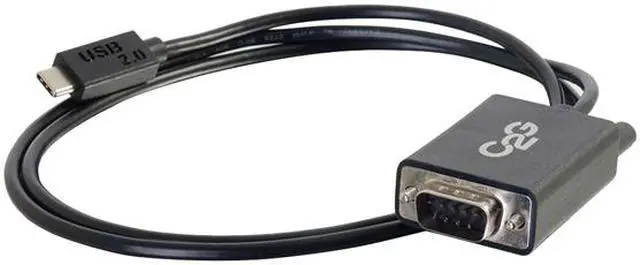 Alt view image 2 of 4 - C2g Usb C To Db9 Serial Adapter Cable - Usb C 2.0 - M/M