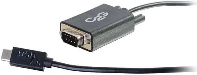 Alt view image 3 of 4 - C2g Usb C To Db9 Serial Adapter Cable - Usb C 2.0 - M/M