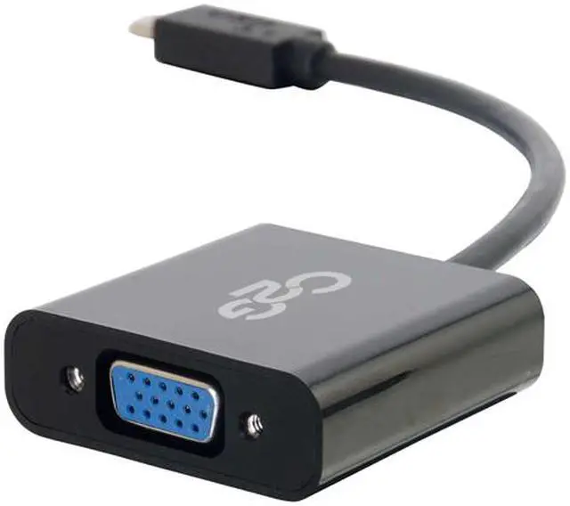 Alt view image 3 of 5 - C2g Usb 3.1 Usb Type C To Vga Adapter - Usb C To Vga Black - Taa
