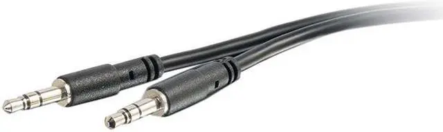 Main image of C2G 22601 6 ft. Slim Aux 3.5mm Male to Male Cable