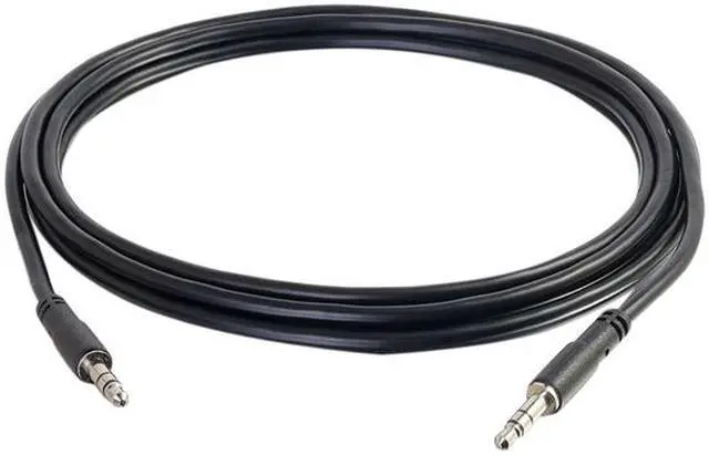 Alt view image 2 of 4 - C2G 22601 6 ft. Slim Aux 3.5mm Male to Male Cable