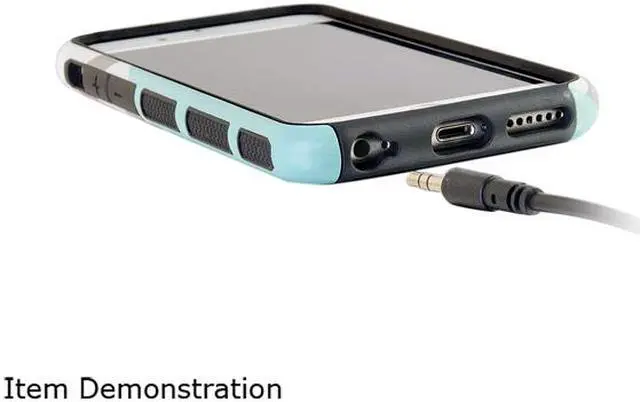 Alt view image 3 of 4 - C2G 22601 6 ft. Slim Aux 3.5mm Male to Male Cable