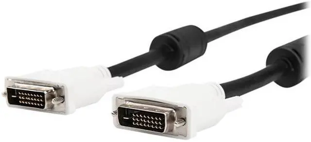 Alt view image 2 of 6 - Rocstor Premium 6ft DVI-D M/M Black Video Monitor Dual Link Cable Y10C220B1