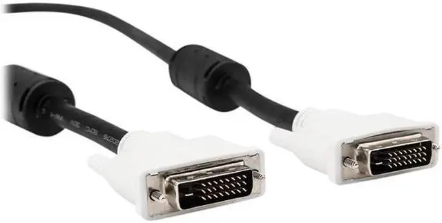Alt view image 3 of 6 - Rocstor Premium 6ft DVI-D M/M Black Video Monitor Dual Link Cable Y10C220B1