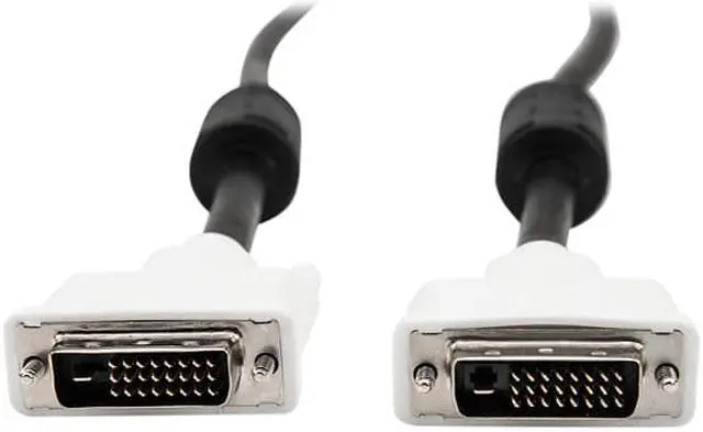 Alt view image 4 of 6 - Rocstor Premium 6ft DVI-D M/M Black Video Monitor Dual Link Cable Y10C220B1