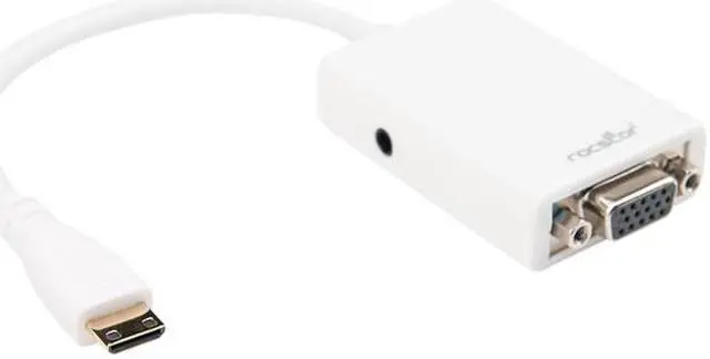 Alt view image 2 of 6 - Rocstor Mini HDMI/VGA Video Cable