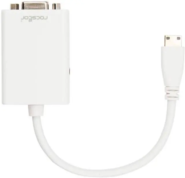 Alt view image 5 of 6 - Rocstor Mini HDMI/VGA Video Cable