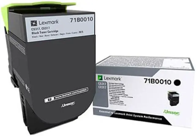 Alt view image 2 of 2 - Lexmark - 71B0010 - Lexmark Unison Toner Cartridge - Black - Laser - Standard Yield - 3000 Pages