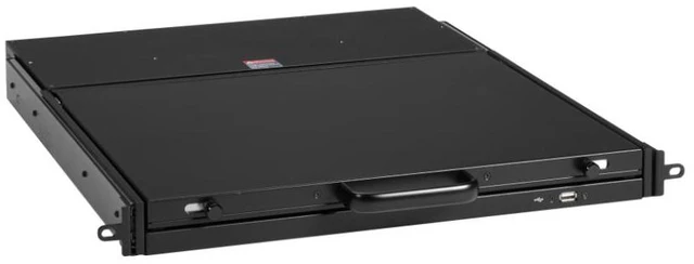 Alt view image 2 of 5 - Black Box KVM LCD Console Tray 17" Touchpad LED Backlight USB HDMI VGA - KVT617A