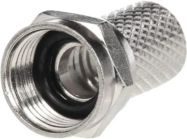 Main image of GE(R) 33616 RG6 Twist-on Coaxial Connectors, 2 pk