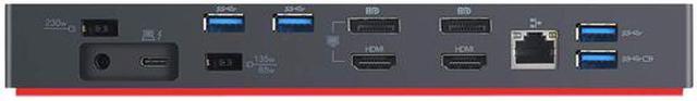 Alt view image 4 of 5 - Lenovo ThinkPad Thunderbolt 3 Dock Gen 2 135W