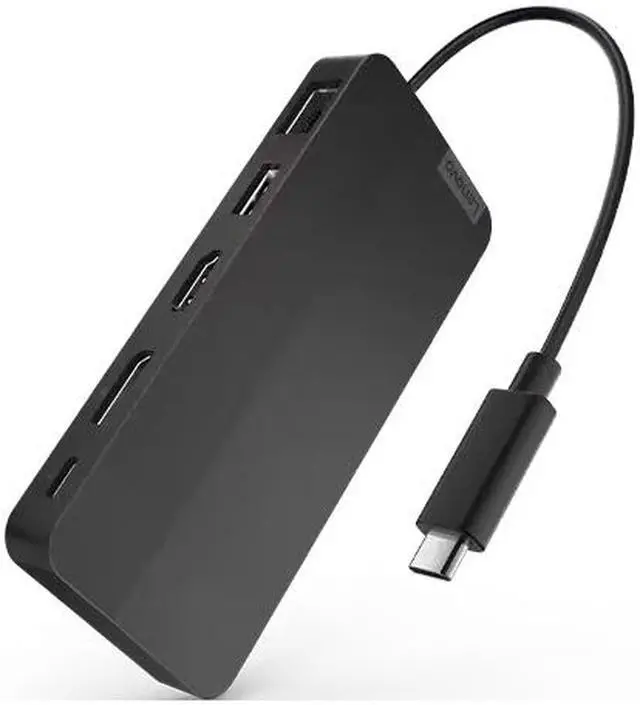 Alt view image 2 of 8 - Lenovo USB-C Dual Display Travel Dock without Adapter