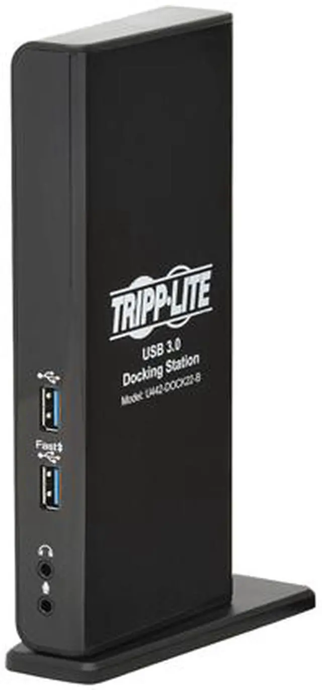 Alt view image 2 of 8 - Tripp Lite U442-DOCK22-B Docking Station - for Notebook/Tablet/Smartphone - USB Type C, USB Type-A - 2 Displays Supported - 2560 x 1440, 1920 x 1200 - 4 x USB 2.0 - 6 x USB Type-A Ports - USB Type-A -
