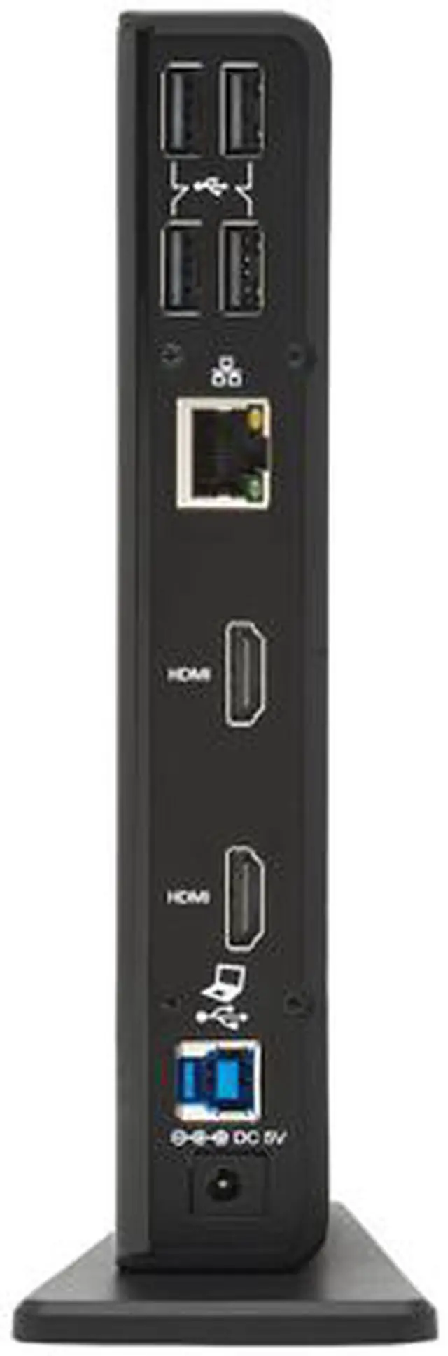 Alt view image 5 of 8 - Tripp Lite U442-DOCK22-B Docking Station - for Notebook/Tablet/Smartphone - USB Type C, USB Type-A - 2 Displays Supported - 2560 x 1440, 1920 x 1200 - 4 x USB 2.0 - 6 x USB Type-A Ports - USB Type-A -