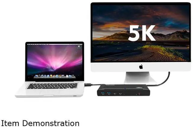 Alt view image 11 of 18 - Wavlink USB C Laptop Docking Station Dual Monitor 5K/4K@60Hz with 65W Charging for New MacBook Neo, Thunderbolt 4/3, USB-C Windows, Mac, Chrome,Ubuntu 20.04,22.04(2HDMI, 2DP, 6 USB 3.0, 1Gbps Ethernet