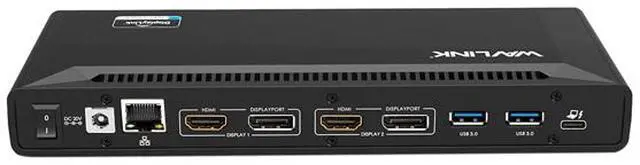 Alt view image 16 of 18 - Wavlink USB C Laptop Docking Station Dual Monitor 5K/4K@60Hz with 65W Charging for New MacBook Neo, Thunderbolt 4/3, USB-C Windows, Mac, Chrome,Ubuntu 20.04,22.04(2HDMI, 2DP, 6 USB 3.0, 1Gbps Ethernet