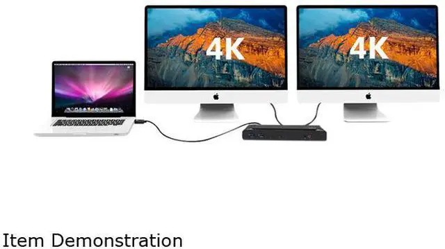 Alt view image 18 of 18 - Wavlink USB C Laptop Docking Station Dual Monitor 5K/4K@60Hz with 65W Charging for New MacBook Neo, Thunderbolt 4/3, USB-C Windows, Mac, Chrome,Ubuntu 20.04,22.04(2HDMI, 2DP, 6 USB 3.0, 1Gbps Ethernet