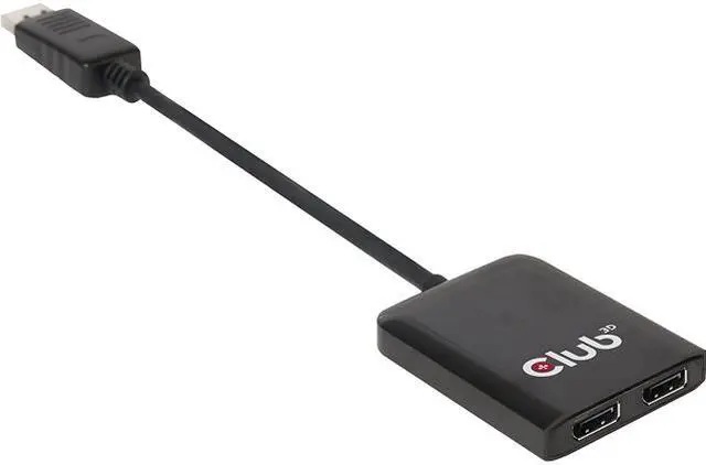 Main image of Club 3D Multi Stream Transport (Mst) Hub Displayport 1.2 Dual Monitor Usb Powered
